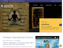 Tablet Screenshot of chistiyainternationalschool.org